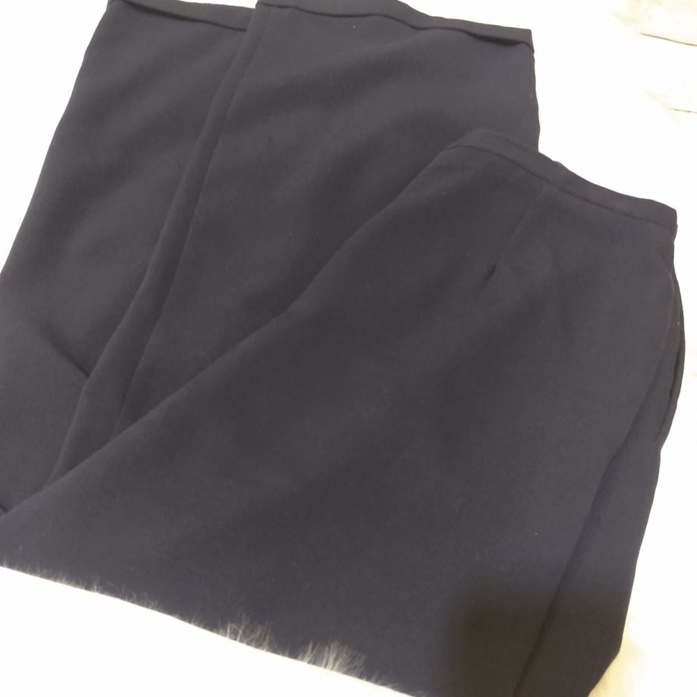 EXPRESS navy blue wide legged trousers